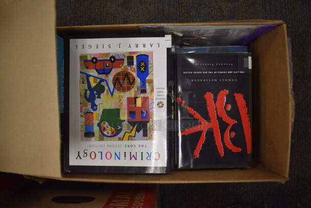 ALL ONE MONEY! MEGA LOT of Various Cardboard Boxes Filled With Books and Christmas Decorations. BUYER MUST REMOVE. (Classroom 5-8) - Image 2 of 9