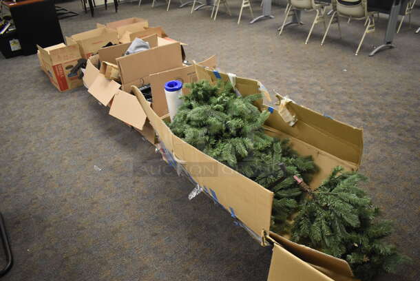 ALL ONE MONEY! MEGA LOT of Various Cardboard Boxes Filled With Books and Christmas Decorations. BUYER MUST REMOVE. (Classroom 5-8) - Image 9 of 9