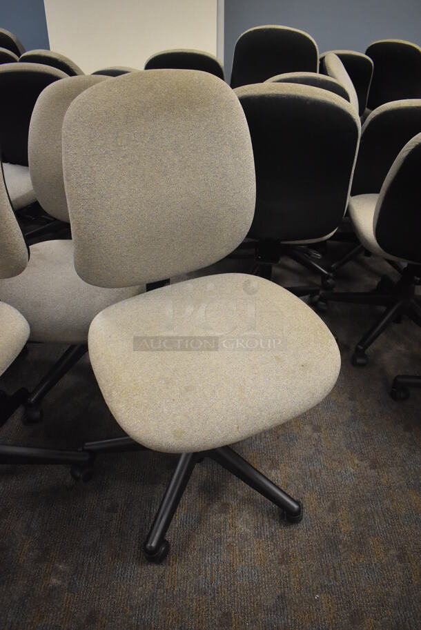 15 Gray Office Chairs on Casters. Stock Picture - Cosmetic Condition May Vary. BUYER MUST REMOVE. 21x22x38. 15 Times Your Bid! (Classroom 5-8) - Image 2 of 5