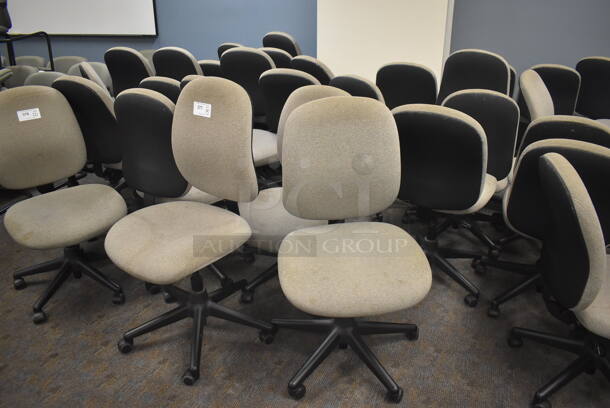 15 Gray Office Chairs on Casters. Stock Picture - Cosmetic Condition May Vary. BUYER MUST REMOVE. 21x22x38. 15 Times Your Bid! (Classroom 5-8) - Image 3 of 5