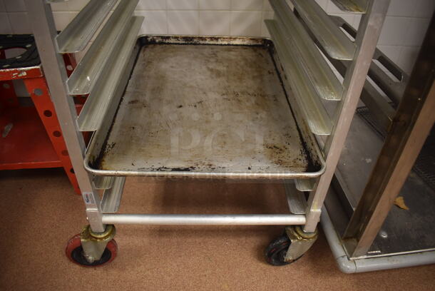 Metal Commercial Pan Transport Rack on Commercial Casters. 21x26x69. (Pastry Kitchen) - Image 3 of 3