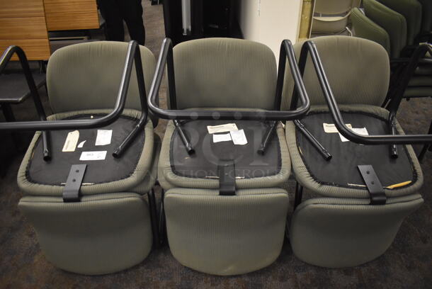 6 Green Chairs. 21x23x33. 6 Times Your Bid! - Image 4 of 4