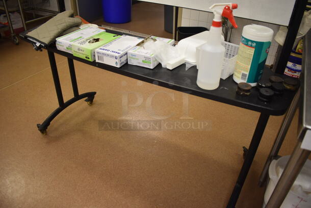 White Board on Casters. Does Not Include Contents. 59x20x79. (Pastry Kitchen) - Image 3 of 4