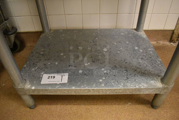 Stainless Steel Commercial Equipment Stand w/ Metal Under Shelf. Does Not Include Contents. 30x24x24.5. (Education Kitchen 2) - Image 3 of 3