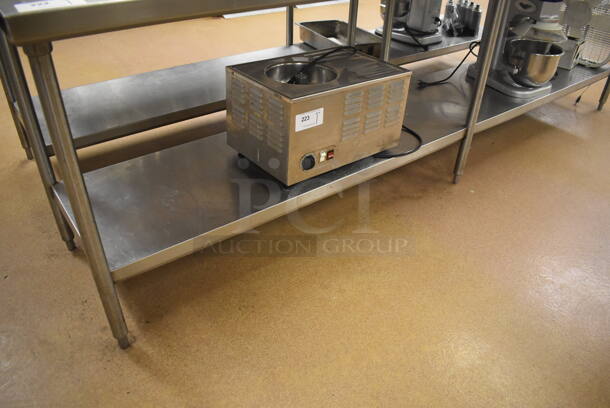 Stainless Steel Commercial Table w/ Under Shelf. Does Not Include Contents. 120x30x36. (Education Kitchen 2) - Image 3 of 3