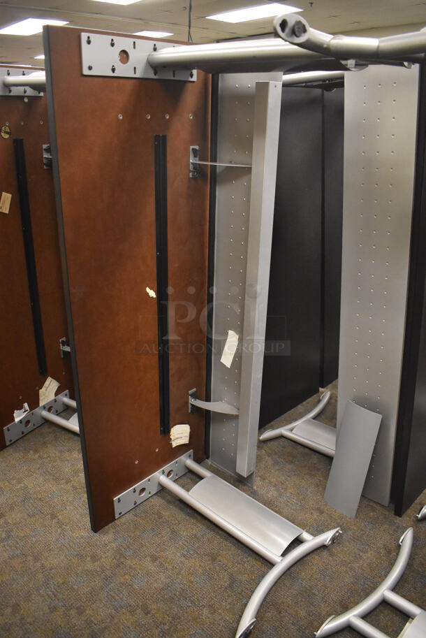 7 Gray Tables / Desk on Metal Legs. Stock Picture - Cosmetic Condition May Vary. 66x24x28.5. 7 Times Your Bid! (Classroom 5-8) - Image 4 of 4