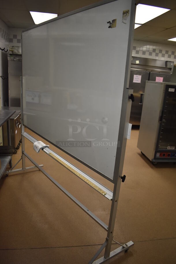 White Board on Casters. 75x24x78. (Pastry Kitchen) - Image 5 of 5