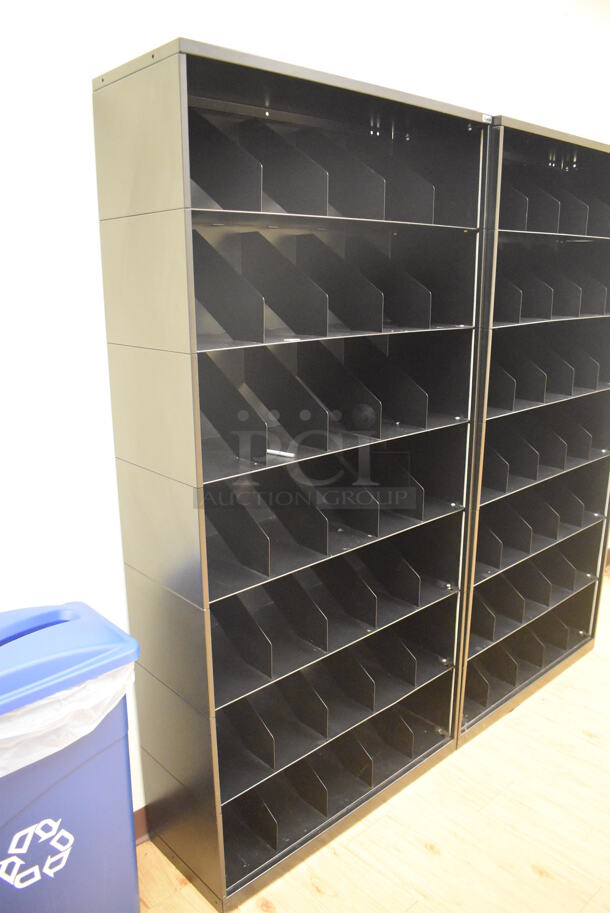 ALL ONE MONEY! Lot of 2 Black Bookshelves, Printer, Recycling Bin and Wires. (Classroom 9) - Image 3 of 7