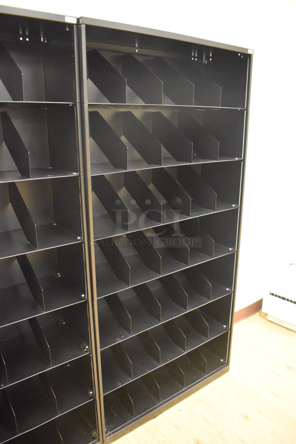 ALL ONE MONEY! Lot of 2 Black Bookshelves, Printer, Recycling Bin and Wires. (Classroom 9) - Image 4 of 7