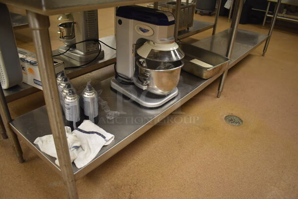 Stainless Steel Table w/ Under Shelf. Does Not Include Contents. 120x30x36. (Education Kitchen 2) - Image 3 of 3