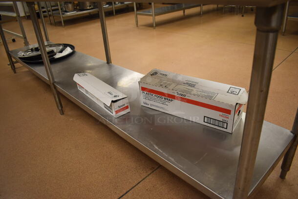 Stainless Steel Table w/ Under Shelf. Does Not Include Contents. 120x30x36. (Education Kitchen 2) - Image 3 of 4