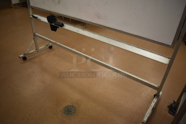 White Board on Casters. 75x24x78. (Education Kitchen 2) - Image 2 of 4