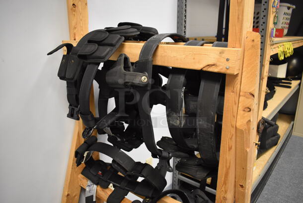 ALL ONE MONEY! Lot of Wooden Rack w/ Holsters. (Classroom 10) - Image 3 of 8