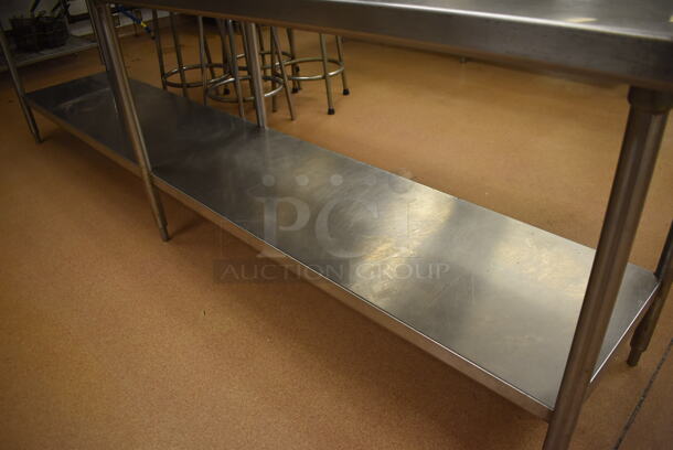 Stainless Steel Table w/ Under Shelf. 120x30x36. (Education Kitchen 2) - Image 3 of 4