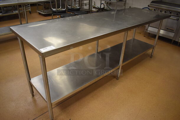 Stainless Steel Table w/ Under Shelf. 120x30x36. (Education Kitchen 2)