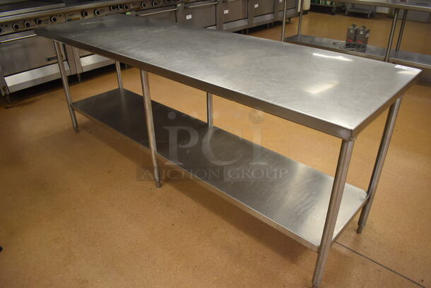 Stainless Steel Table w/ Under Shelf. 120x30x36. (Education Kitchen 2) - Image 3 of 3