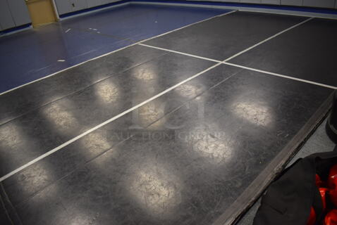 Black Floor Mat. BUYER MUST REMOVE. 278x148. (Classroom 10)