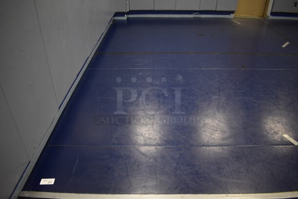 Blue Floor Mat. BUYER MUST REMOVE. 278x203. (Classroom 10) - Image 2 of 6