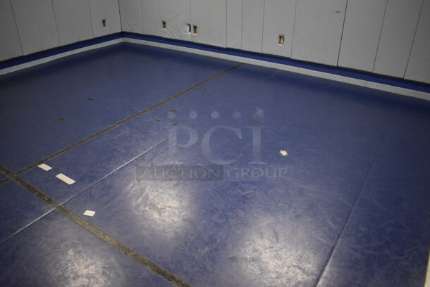 Blue Floor Mat. BUYER MUST REMOVE. 278x203. (Classroom 10) - Image 4 of 6