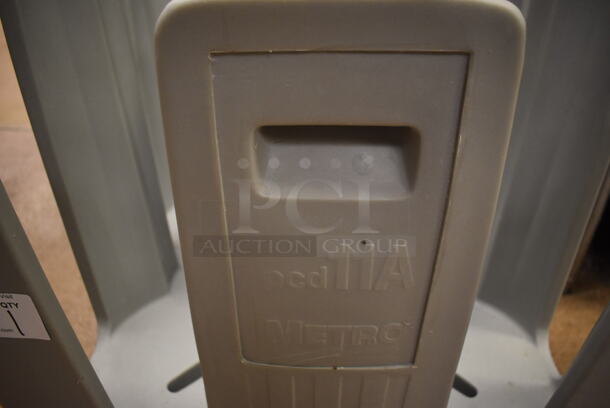 Metro Gray Poly Dish Cart on Commercial Casters. 27x27x32. (Dishroom) - Image 4 of 4
