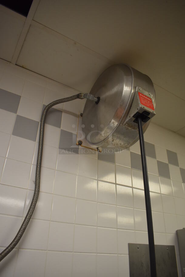 Metal Wall Mount Spray Hose w/ Box. BUYER MUST REMOVE. 14x7x19, 16x7x16. (Dishroom) - Image 4 of 4