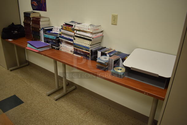2 Wood Pattern Tables w/ Contents Including Pennsylvania Crimes Code and vehicle Law Books. BUYER MUST REMOVE. 60x18x28.5. 2 Times Your Bid! (EMT/Forensics Lab) - Image 11 of 11