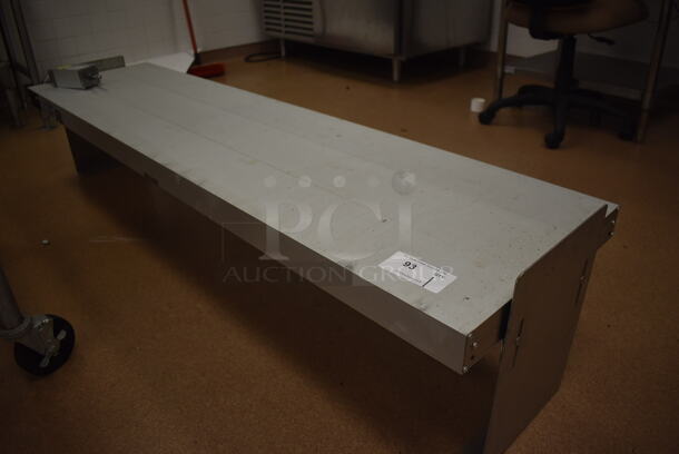 Hatco Glo-ray Metal Commercial Food Warming Strip w/ Hatco RMB-3H Remote Control Box. 72x18x16. Tested and Working! (Education Kitchen) - Image 2 of 6