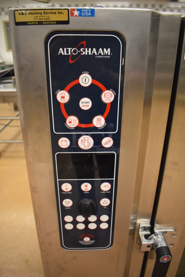 Alto Shaam 12.20 ML Stainless Steel Commercial Electric Powered Roll In Rack Combi Convection Oven w/ Rack. 208-240 Volts, 3 Phase. 43.5x48x54.5. Tested and Working! (Education Kitchen) - Image 5 of 8