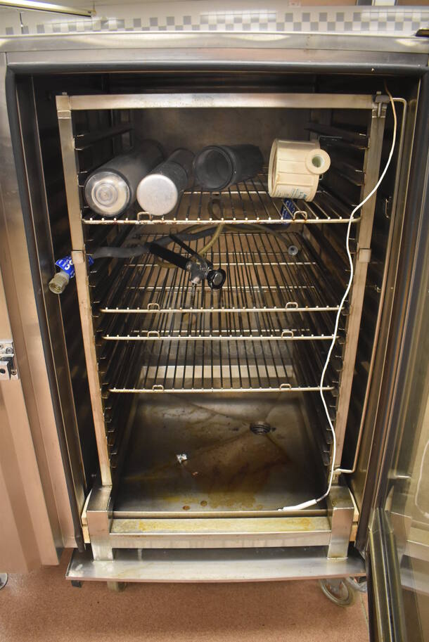 Alto Shaam 12.20 ML Stainless Steel Commercial Electric Powered Roll In Rack Combi Convection Oven w/ Rack. 208-240 Volts, 3 Phase. 43.5x48x54.5. Tested and Working! (Education Kitchen) - Image 6 of 8