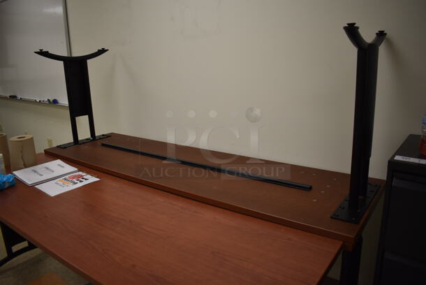 3 Wood Pattern Tables. 84x24x28.5. 3 Times Your Bid! (EMT/Forensics Lab) - Image 3 of 3