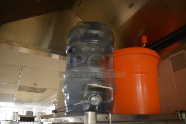 Metal 4 Tier Wire Shelving Unit on Commercial Casters w/ Contents Including Poly Bins and Marble Pieces. BUYER MUST DISMANTLE. PCI CANNOT DISMANTLE FOR SHIPPING. PLEASE CONSIDER FREIGHT CHARGES. 48x24x78. (Dishroom) - Image 7 of 7