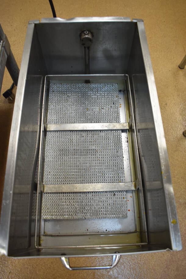 Stainless Steel Grease Tray on Commercial Casters. 13x26x13. (Education Kitchen) - Image 3 of 4
