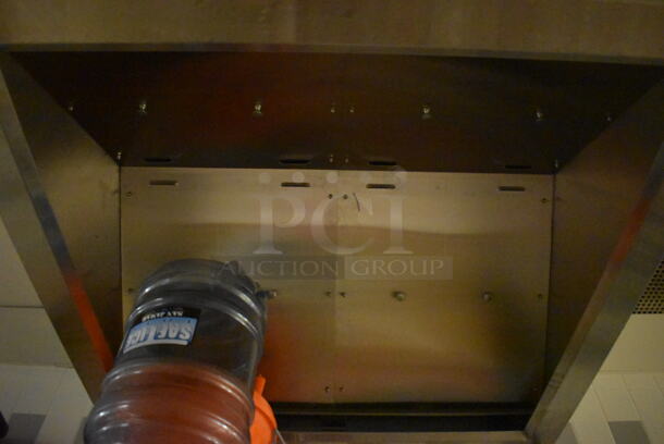 LATE MODEL! 4' Vent Master Stainless Steel Commercial Steam Hood. BUYER MUST REMOVE. 48x48x20. (Dishroom) - Image 3 of 5