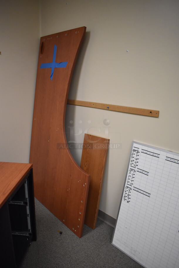 ALL ONE MONEY! Room Lot of Various Items Including Desk Pieces and White Board. BUYER MUST REMOVE. (Faculty Offices) - Image 4 of 5