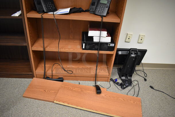 ALL ONE MONEY! Room Lot of Various Items Including Bookshelf and Desk Top Cabinet. BUYER MUST REMOVE. (Faculty Offices) - Image 4 of 5