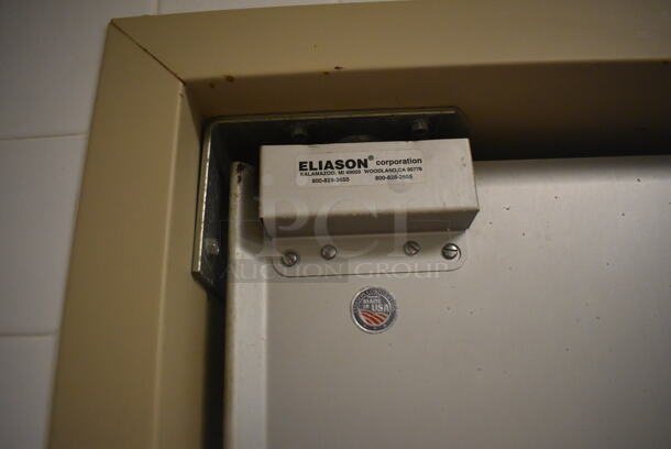 2 Eliason Metal Commercial Swinging Kitchen Doors. BUYER MUST REMOVE. 35x1.5x78. 2 Times Your Bid! (Dishroom) - Image 5 of 5