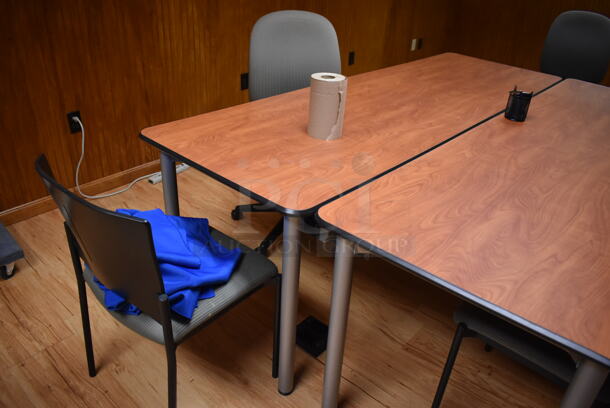 ALL ONE MONEY! Room Lot of Various Items Including 2 Tables, 6 Chairs, Projector and Pens. BUYER MUST REMOVE. (Faculty Offices) - Image 3 of 6