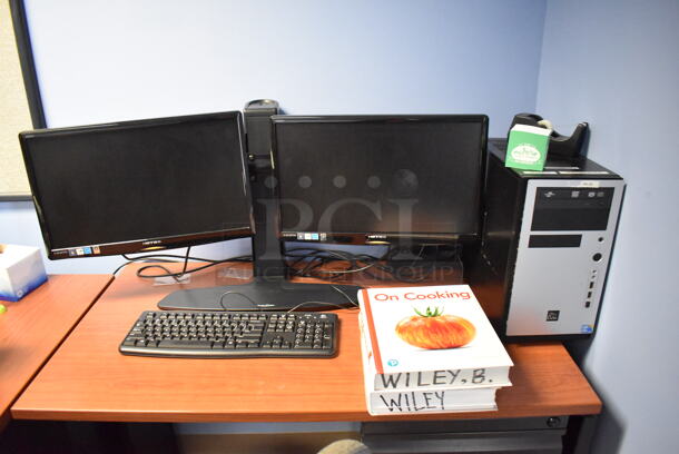 ALL ONE MONEY! Room Lot of Various Items Including 2 Desk, Filing Cabinet, Mini Cooler, and 2 Computer. Does Not Include Personal Effects Like Pictures or Bags. BUYER MUST REMOVE. (Offices - Hallway by Facilities Closet) - Image 9 of 10