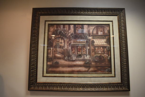 5 Various Pictures Including Buildings and Wine. BUYER MUST REMOVE. Includes 43x1.5x37. 5 Times Your Bid! (Dining Room) - Image 3 of 7