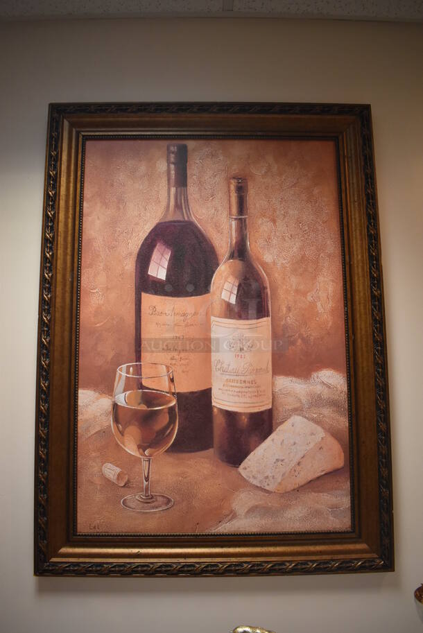 5 Various Pictures Including Buildings and Wine. BUYER MUST REMOVE. Includes 43x1.5x37. 5 Times Your Bid! (Dining Room) - Image 4 of 7