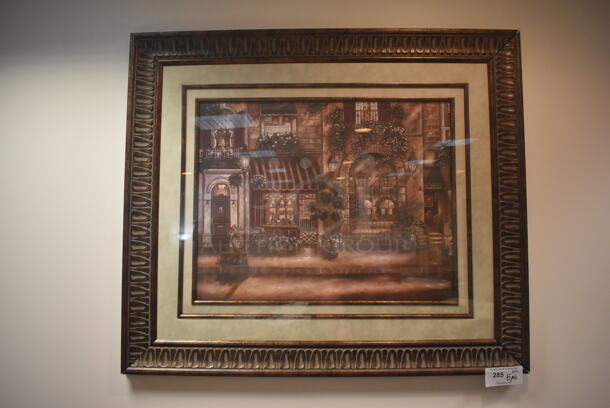5 Various Pictures Including Buildings and Wine. BUYER MUST REMOVE. Includes 43x1.5x37. 5 Times Your Bid! (Dining Room) - Image 5 of 7