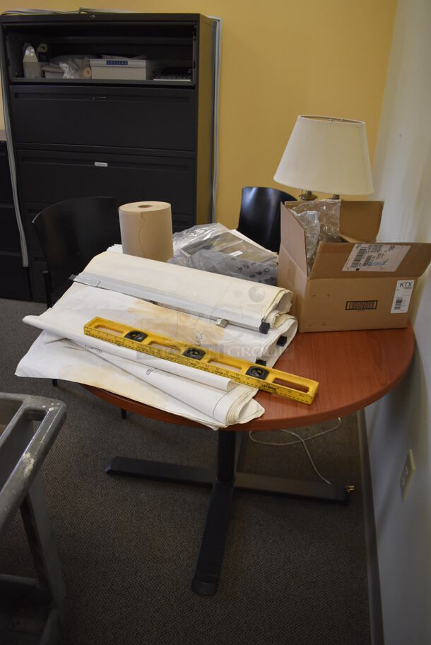 ALL ONE MONEY! Room Lot of Various Items Including Filing Cabinets, Broken Mixers, Carts and Desk. BUYER MUST REMOVE. (Offices - Hallway by Facilities Closet) - Image 3 of 8