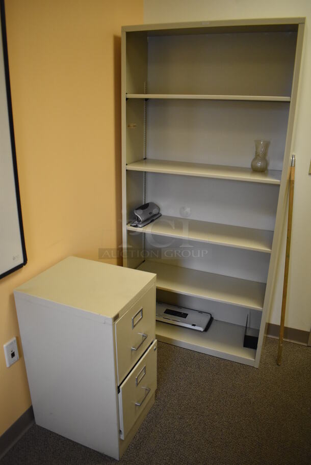 ALL ONE MONEY! Room Lot of Various Items Including Desk, Computers, Filling Cabinet, Bookshelf and Chair. BUYER MUST REMOVE. (Offices - Hallway by Facilities Closet) - Image 7 of 7