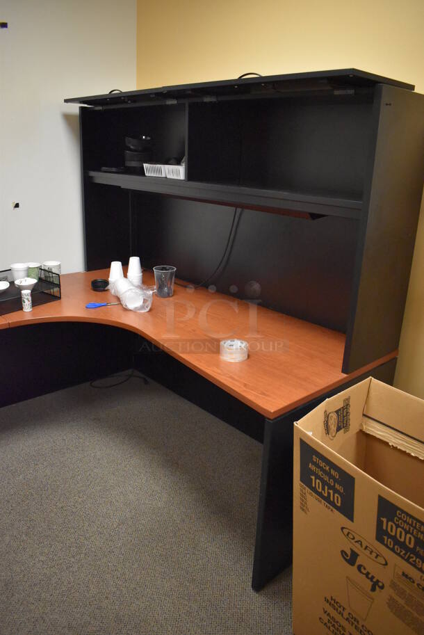 ALL ONE MONEY! Room Lot of Various Items Including Filing Cabinet, Shelving Unit, Table, Chair, Cart, Broken Mixers and Contents. Does Not Include Christmas Decorations!! BUYER MUST REMOVE. (Offices - Hallway by Facilities Closet) - Image 3 of 12