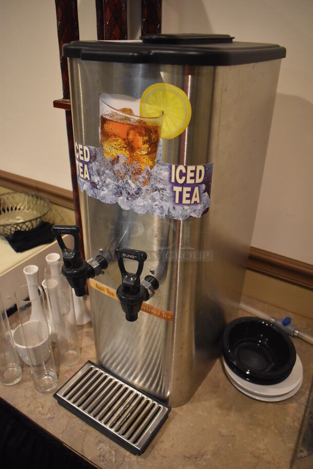 Stainless Steel Countertop Iced Tea Holder Dispenser. 9x15x24. (Dining Room) - Image 2 of 3