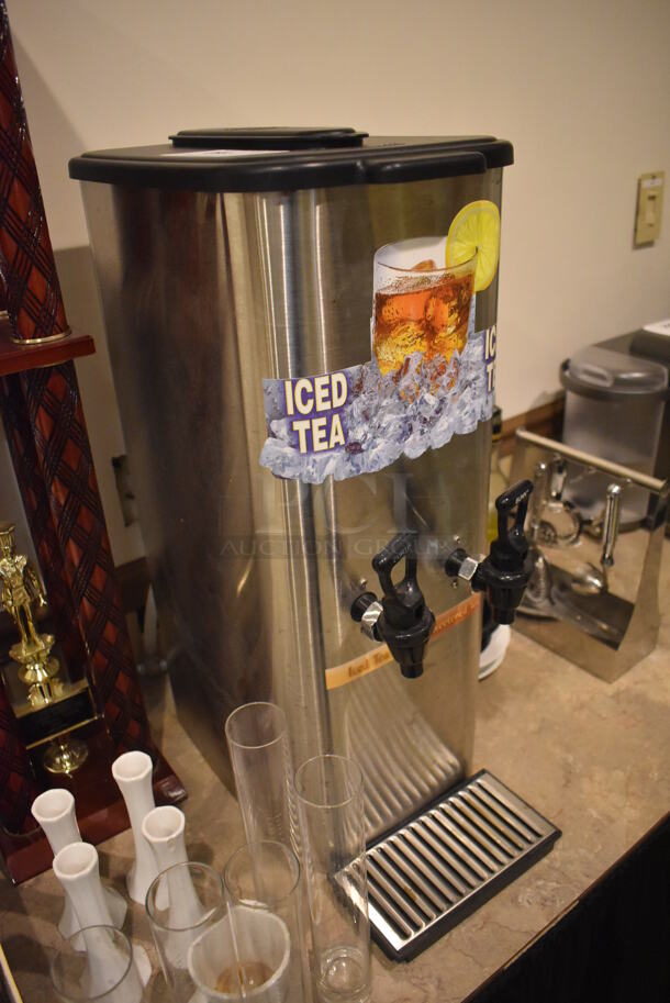 Stainless Steel Countertop Iced Tea Holder Dispenser. 9x15x24. (Dining Room) - Image 3 of 3