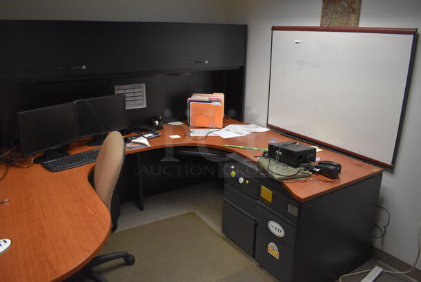 ALL ONE MONEY! Room Lot of Various Items Including Desk, Computers, Chairs and Bookshelf. Does Not Include Books. BUYER MUST REMOVE. (Offices - Hallway by Facilities Closet) - Image 4 of 7