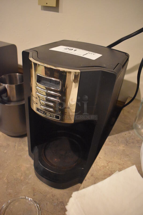 Mr Coffee Metal Countertop Coffee Machine. No Pot. 8x9x13. (Dining Room) - Image 3 of 4
