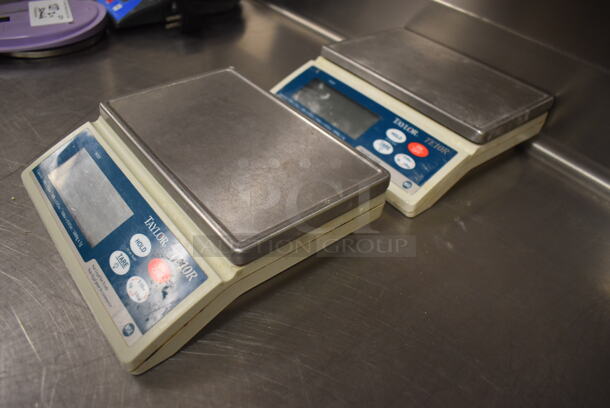 2 Taylor TE10R Metal Countertop Food Portioning Scales. 8x8x2.5. 2 Times Your Bid! (Restaurant Kitchen) - Image 4 of 4