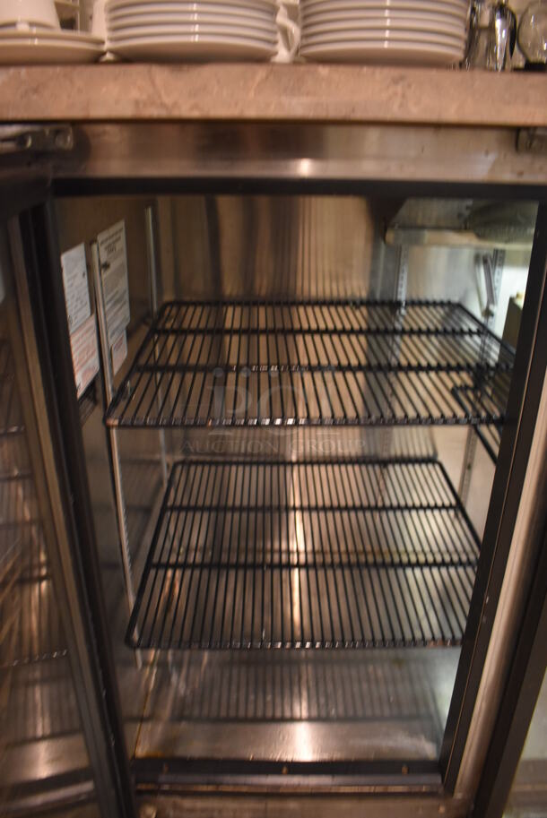 Glastender ND72-R1-GN(LLR) Metal Commercial 3 Door Back Bar Cooler Merchandiser. 115 Volts, 1 Phase. 72x25x35. Tested and Working! (Dining Room) - Image 5 of 8